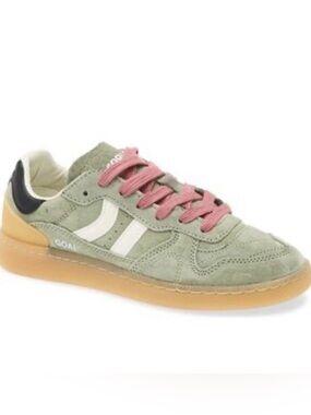 CoolWay Goal sage suede sneakers